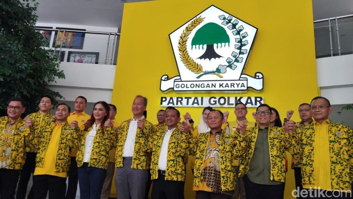 Bahlil umumkan pengurus DPP Golkar 2024-2029. (Maulana/detikcom)