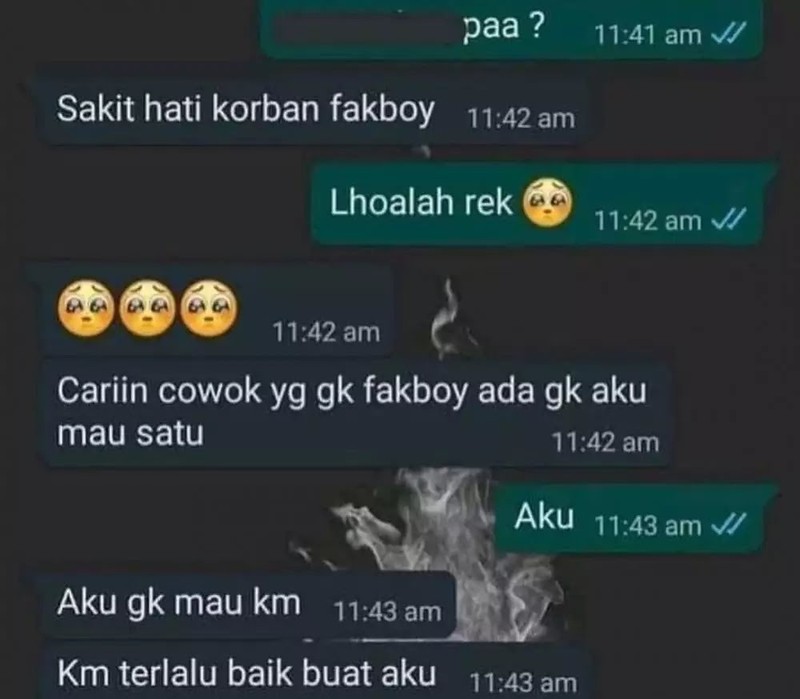 Yang jadi korban pemberi harapan palsu (PHP), deretan chat ini mungkin bisa related buat kamu. Yang sabar ya, Bos.