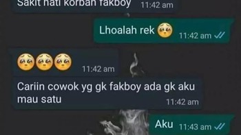 Cari pacar yang baik, giliran dapat yang baik eh, dibilang kebaikan. Foto: Instagram/duhreceh.id