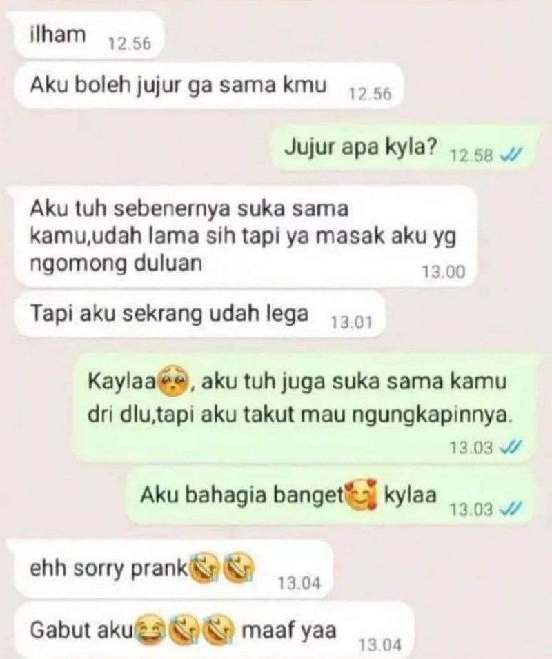 Yang jadi korban pemberi harapan palsu (PHP), deretan chat ini mungkin bisa related buat kamu. Yang sabar ya, Bos.