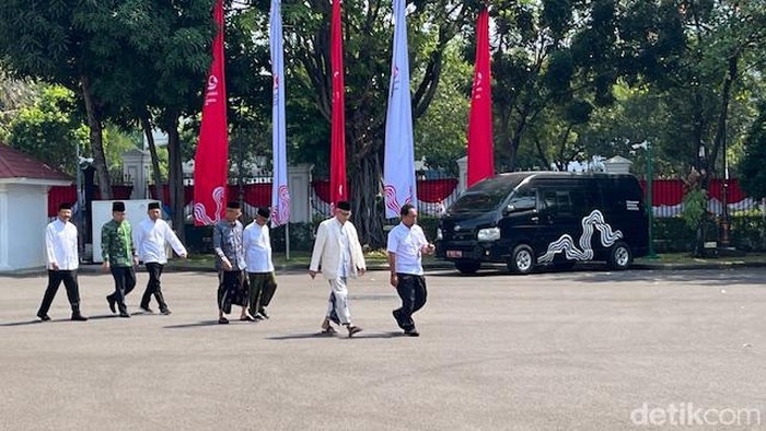 Gus Yahya-Miftachul Akhyar Bertemu Jokowi di Istana