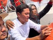 Habiburokhman cs Temui Massa Depan DPR: Tak Ada Pengesahan RUU Pilkada