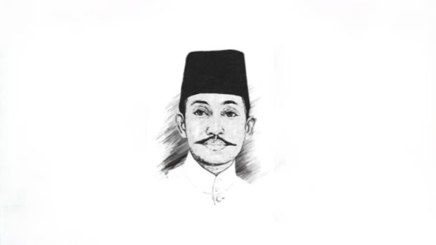 Ilustrasi HOS Tjokroaminoto