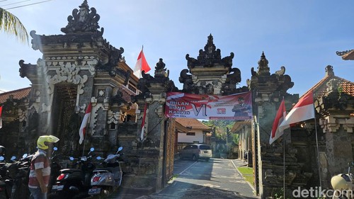 Kantor sementara Kejari Klungkung, di Jalan Raya Bypass Ida Bagus Mantra, Desa Gunaksa, Klungkung, Kamis (22/8/2024). (I Putu Budikrista Artawan/detikBali)