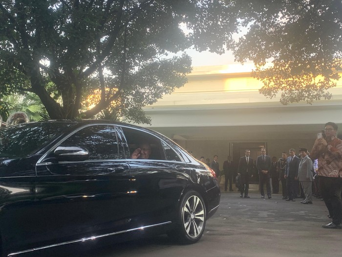 Menhan Turki temui Prabowo di Kemhan (Mulia/detikcom)