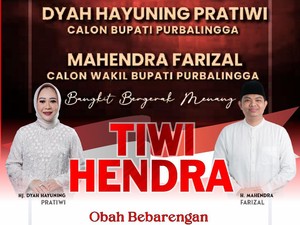 PDIP Resmi Usung Tiwi-Hendra Maju di Pilkada Purbalingga