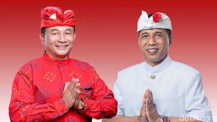 Pasangan I Gede Dana-I Nengah Swadi yang direkomendasikan PDIP untuk Pilbup Karangasem 2024. (Dok. Sukarelawan Dana-Swadi)