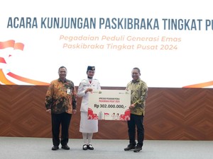 Peduli Generasi Emas, Pegadaian Beri Apresiasi untuk Paskibraka 2024
