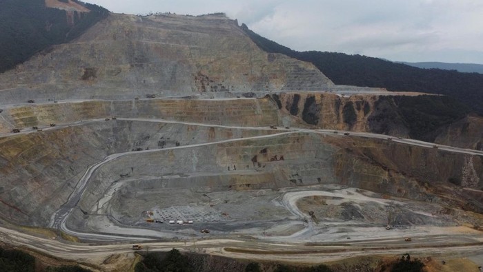 A drone view shows different areas of the Mirador Mine in Ecuacorriente's operating zone, in Tundayme, Ecuador, August 15, 2024. REUTERS/Karen Toro