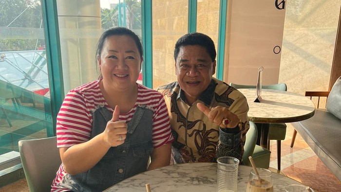 Pertemuan Ketua DPD Hanura NTT Refafi Gah bersama Jane Natalia Suryanto di Jakarta. (Dok. Jane Suryanto)