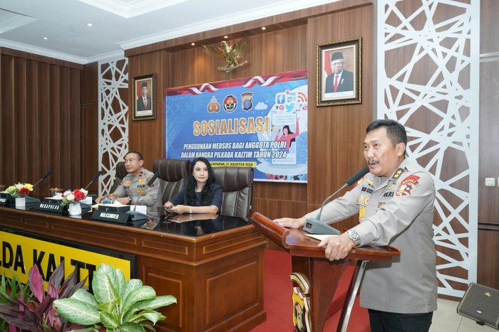 Polda Kaltim Sosialisasi Bijak Bermedsos bagi Anggota Polri Jelang Pilkada