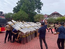 Polres Kutai Timur Gladi Sispamkota, Pastikan Kesiapan Pengamanan Pilkada