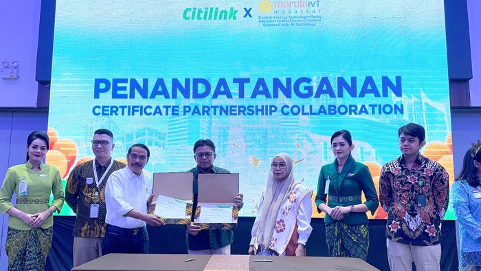PT Citilink Indonesia menggandeng Morula IVF Makassar untuk menjadi pioner fertilitiy medical tourism destination pertama.