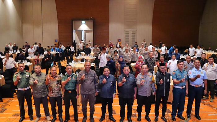Rapat koordinasi lintas sektor kesiapan penyelenggaraan Pilkada Kota Palembang tahun 2024.