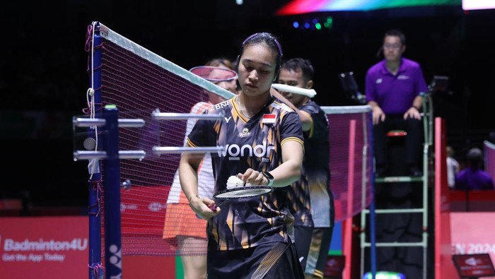 Ganda campuran Indonesia Rehan Naufal Kusharjanto/Lisa Ayu Kusumawati di Japan Open 2024