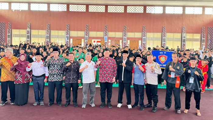 Sekda Banyuasin Erwin Ibrahim membuka event Pencak Silat Championship Menpora Cup II