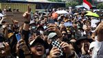Komika Cing Abdel hingga Bintang Emon Ikut Demo Tolak Revisi UU Pilkada