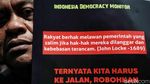 Suasana Aksi Tolak Revisi UU Pilkada di MK