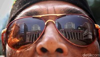 Massa yang menggelar demo di gedung ini akan menyuarakan penolakan terhadap revisi Undang-Undang Pilkada.