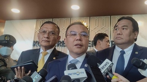 Wakil Ketua DPR Dasco (tengah)-(Firda/detikcom)
