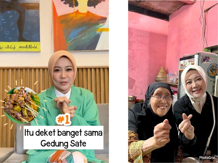 5 Momen Seru Kulineran Atalia Praratya yang Doyan Makanan Bandung