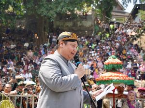 Hadir di Momen Saparan di Klaten, Airlangga Sebut Pentingnya Doa-Ikhtiar