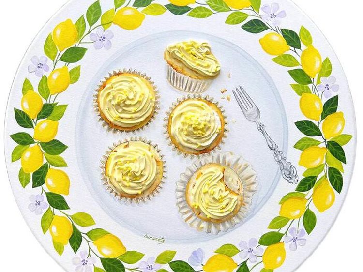 Cantik! 10 Lukisan Makanan di Atas Piring Buatan Seniman Ukraina