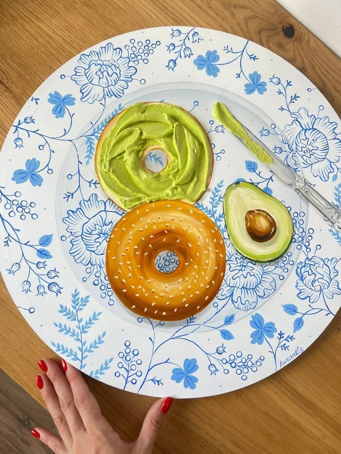 Cantik! 10 Lukisan Makanan di Atas Piring Buatan Seniman Ukraina Cantik! 10 Lukisan Makanan di Atas Piring Buatan Seniman Ukraina