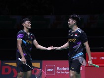 Aksi Pasangan Anyar Daniel/Fikri Tembus Semifinal Japan Open 2024
