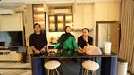 Dapur Mungil di Rumah Syahnaz dan Jeje Bergaya Klasik Amerika