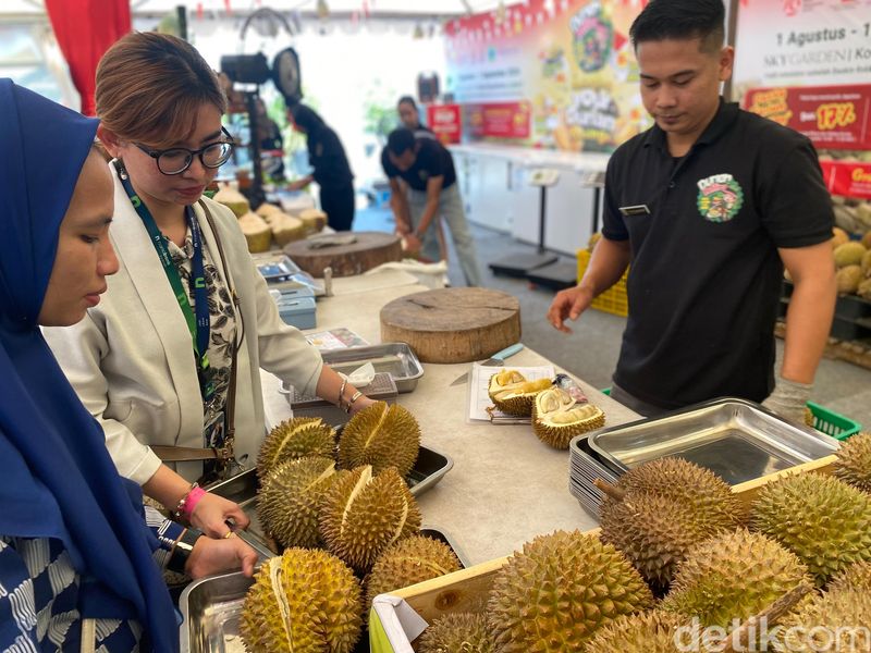 Pesta Durian di Kokas bisa makan sepuasnya, karena ada AYCE Durian
