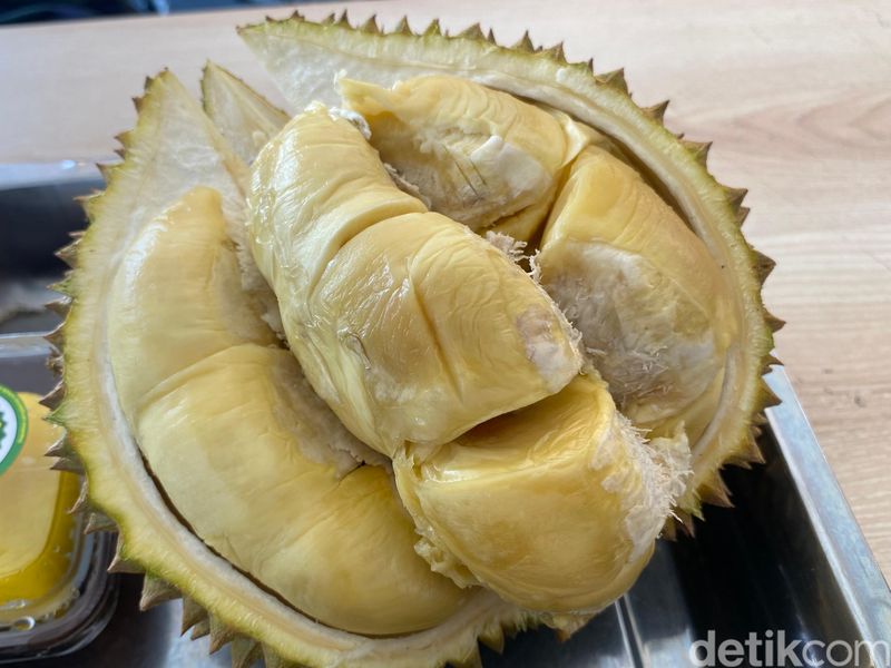 Pesta Durian di Kokas bisa makan sepuasnya, karena ada AYCE Durian