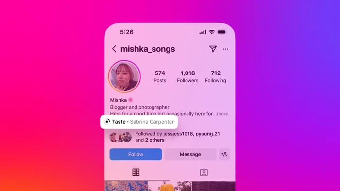 Fitur laguu di profil Instagram