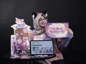 Kreatif! Mahasiswa di Surabaya Bikin Komik Digital Cegah Impulsive Buying