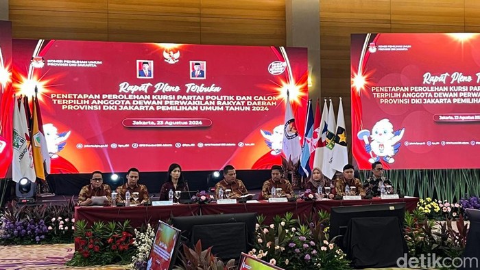KPU tetapkan 106 caleg DPRD DKI Jakarta periode 2024-2029 (Anggi/detikcom)