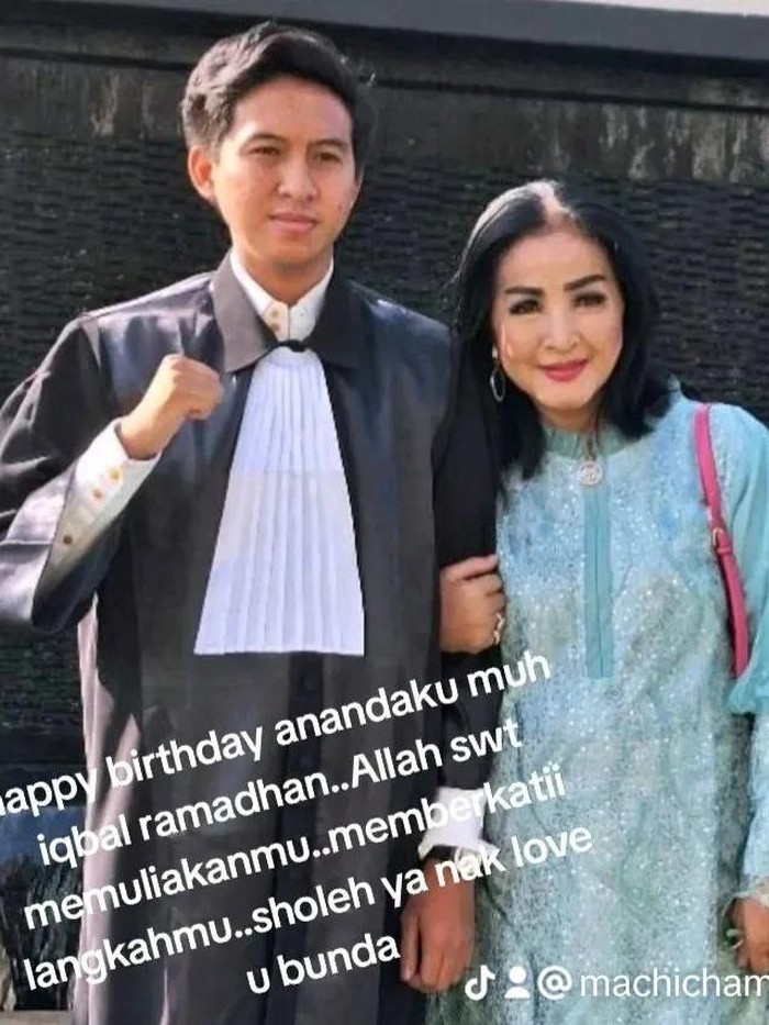 Machica Mochtar Iqbal Ramadhan, anak Machica Mochtar.