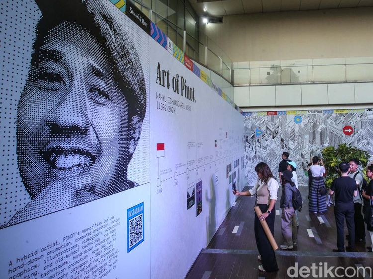 Mengenal Karya Pinot Dalam Instalasi Seni di Pusat Perbelanjaan