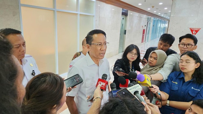 Menkumham Supratman Andi Agtas (Adrial/detikcom)