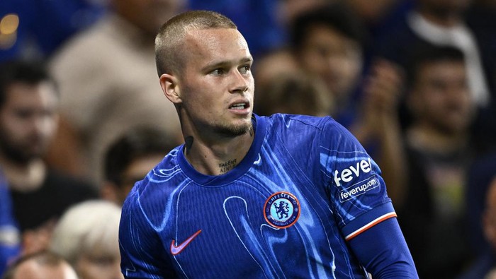 Soccer Football - Europa Conference League - Play Offs - Chelsea v Servette - Stamford Bridge, London, Britain - August 22, 2024 Chelseas Mykhailo Mudryk reacts REUTERS/Tony O Brien