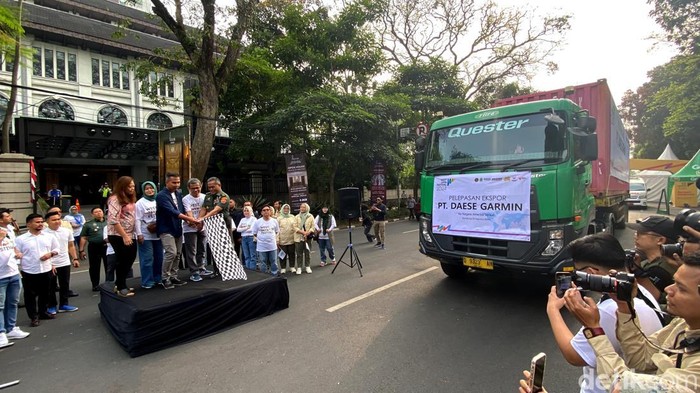 Pelepasan ekspor tekstil Jawa Barat ke Amerika Serikat di event WJF 2024.