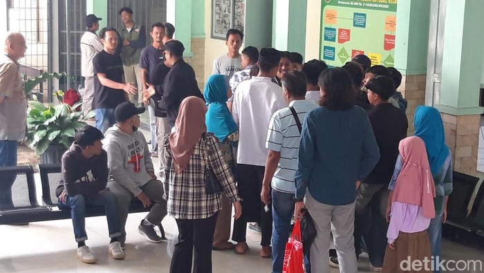 Suasana sidang kasus pesilat hajar remaja hingga tewas di PN Boyolali, Jumat (23/8/2024).