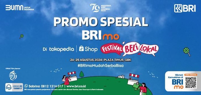 Promo BRImo di Tokopedia