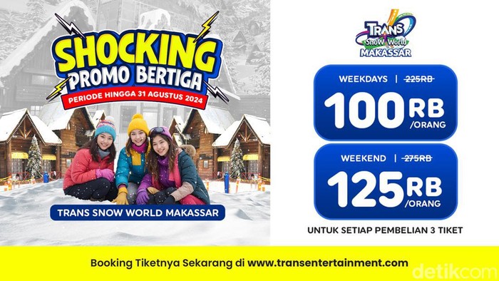 Promo Trans Snow World Makassar.