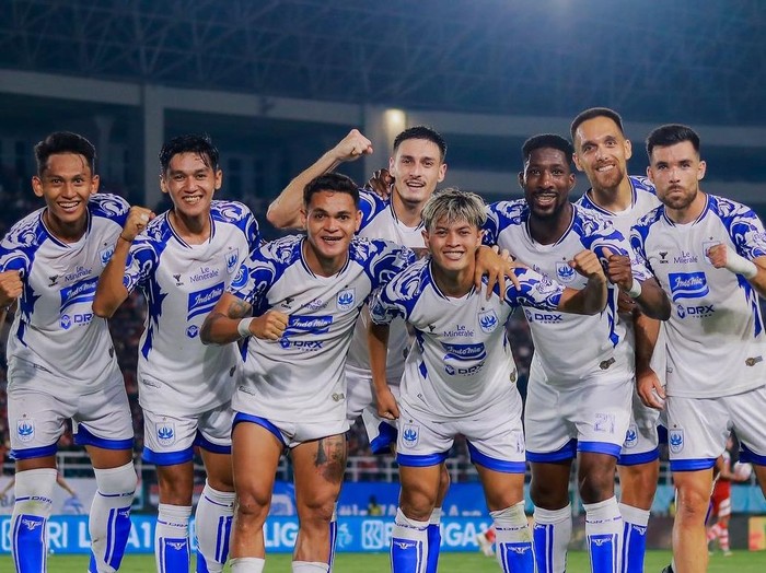 Selebrasi penggawa PSIS Semarang saat mencetak gol. Foto diunggah Jumat (23/8/2024)