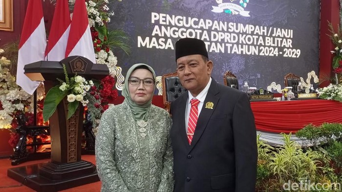 Tan Ngi Hing usai dilantik jadi Anggota DPRD Kota Blitar.