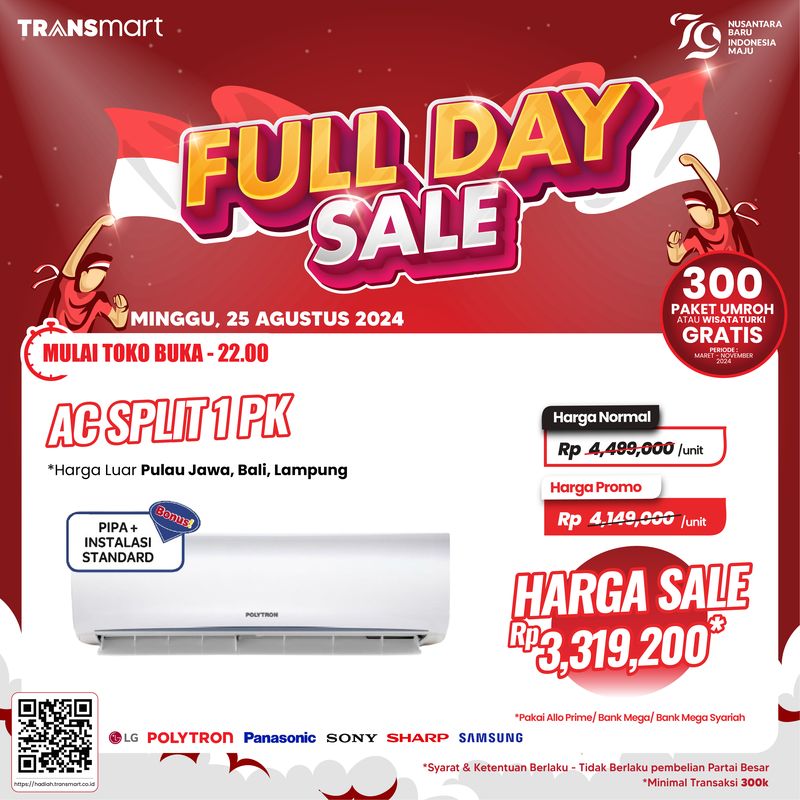 Transmart Full Day Sale 25 Agustus 2024