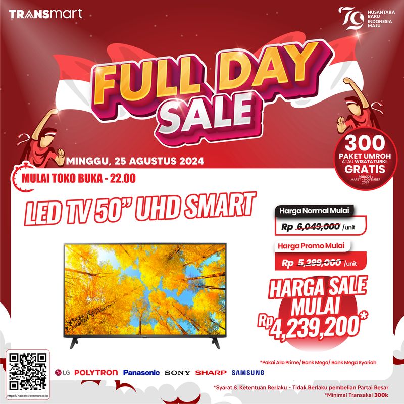 Transmart Full Day Sale 25 Agustus 2024