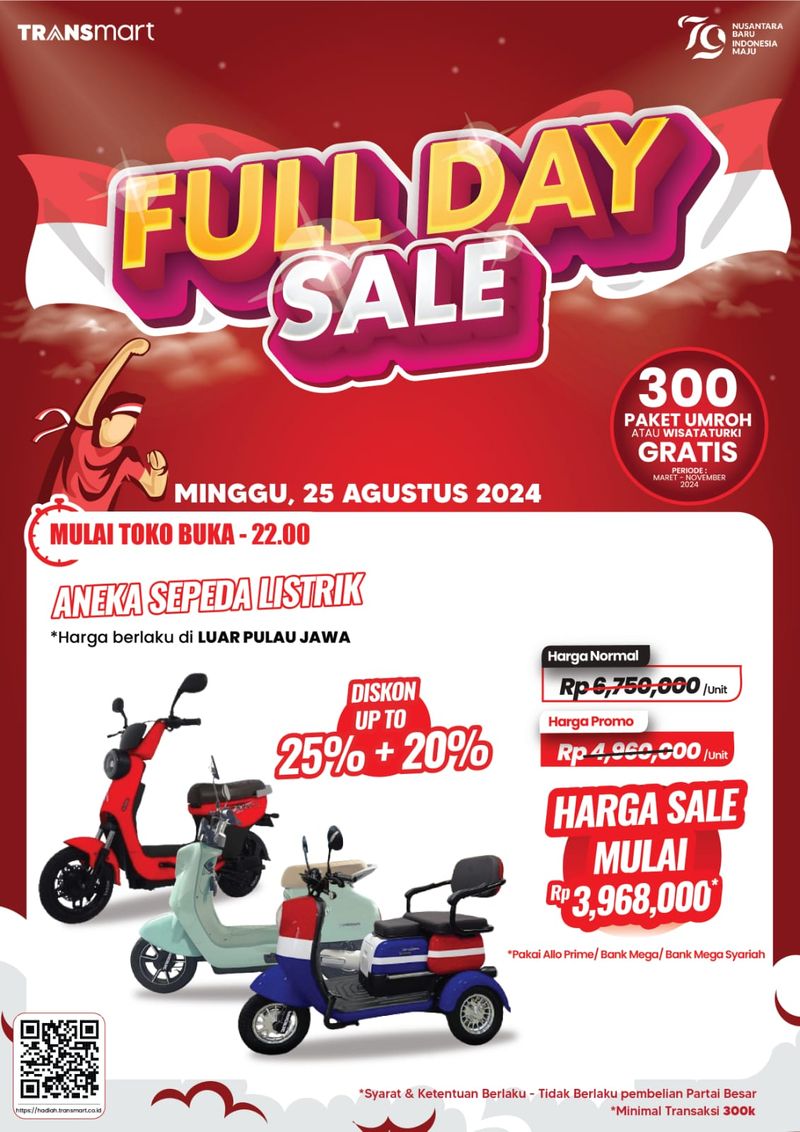 Transmart Full Day Sale 25 Agustus 2024