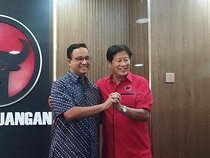 Canda Ketua PDIP DKI Duet dengan Anies: Jatah Saya, Benar Kan Pak?