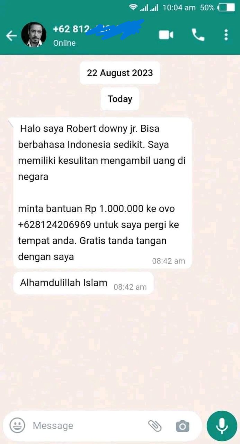 Kumpulan chat ngajak kenalan berikut ini jatuhnya cringe, tapi bikin nyengir sendiri. Coba cek sendiri, baru kasih pendapatmu di kolom komentar.